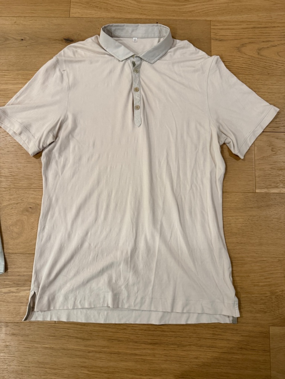 Men's Classic L Short-Sleeve Lululemon Polo Shirt - Light Cream